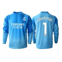 Pánský Fotbalový dres Real Madrid Thibaut Courtois #1 Brankářské 2025-26 Domácí Dlouhý Rukáv